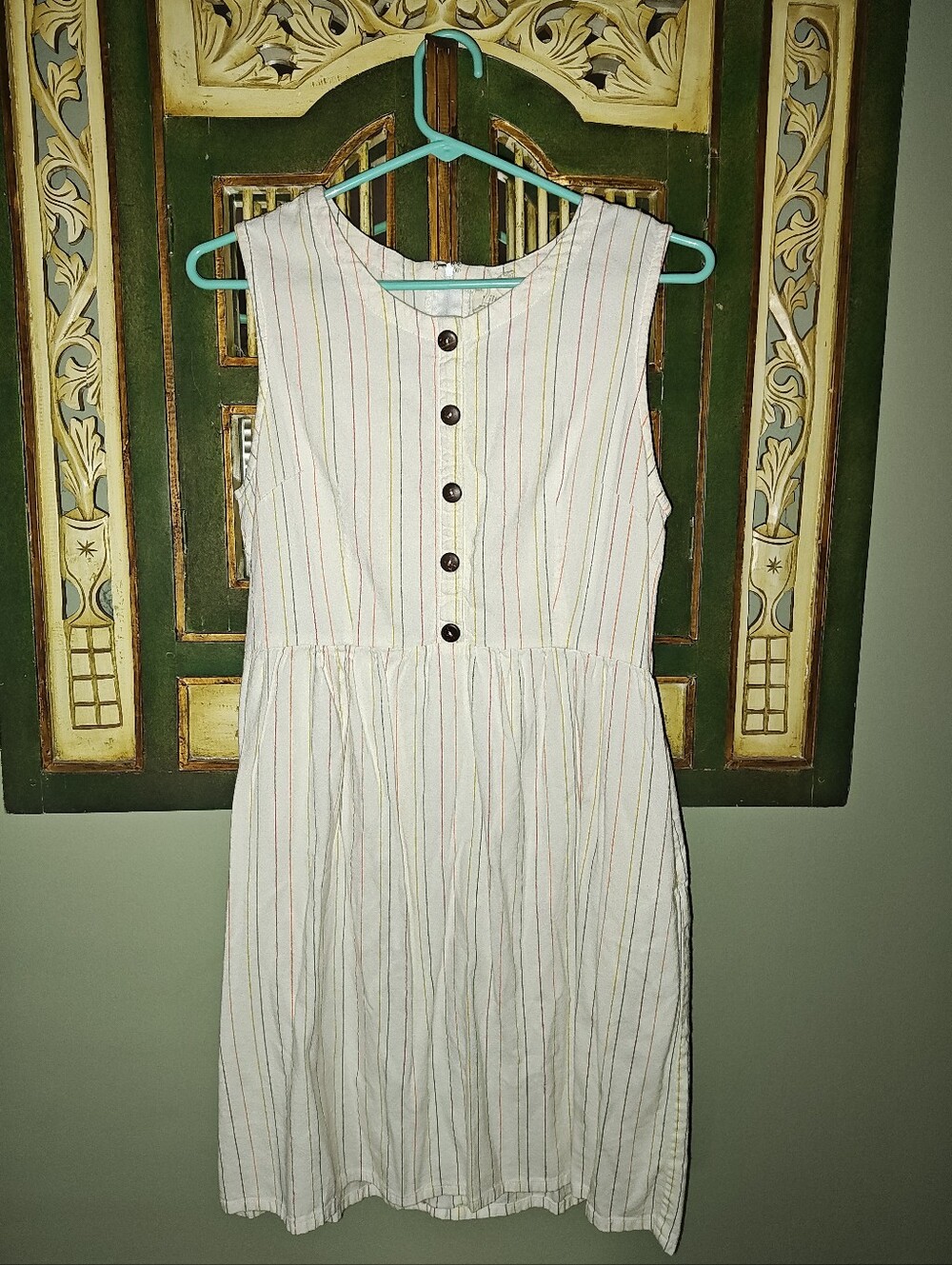 Mata Traders Rainbow Striped Raya Tank Dress Size M